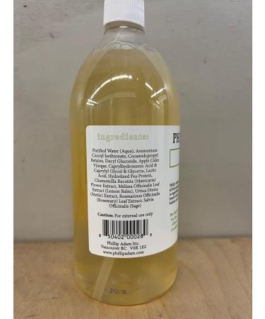 Phillip Adam Unscented Shampoo and Conditioner Set - pH Balancing - Sulfate Free & Paraben Free - 1L Each 1 l (Pack of 2) - Buy Online on GoSupps.com