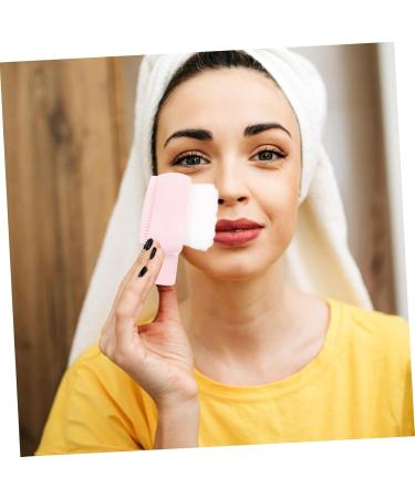 Beaupretty exfoliator Brush exfoliate Brush Double-Sided Facial Cleaning Brush Women's face Washing Tool Silicone Facial Cleansing Brush face Tools face Cleansing Brush for Women face Brush - Buy Online on GoSupps.com
