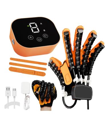 Rehabilitation Robot Gloves Upgrade Stroke Hand Therapy Equipment Automatic Hand Trainer Gloves with USB Chargeable for Hand Paralysis Stroke Patients right hand XX-Large