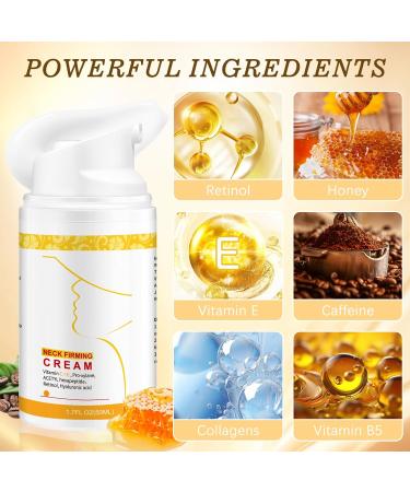 Cr Me Raffermissante Pour Le Cou Cr Me Anti- Ge Pour Le Cou Pour Raffermir Et Att Nuer Les Rides Du Cou Et Du D Collet Pour Les Femmes. Lifting Raffermissement Et Hydratation Au Collag Ne 1 7 Fl Oz jaune - Buy Online on GoSupps.com