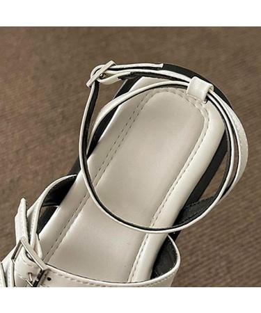Dickly Women s Plateau Slide Sandals | Adjustable Buckles & Non-Slip Slippers | Open Toe Travel & Bathroom Sandals - Size 37 EU - Buy Online on GoSupps.com