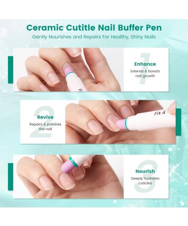 Huile Cuticules Ongles Stylo en C ramique: 3-en-1 Pousse Cuticule Ongle Remover Nail Care Pen - Huile a Cuticule Ongle pour R parer les Fissures et S che des Ongles - Soin des Ongles Cuticules Oil 1 Pi ces - Buy Online on GoSupps.com