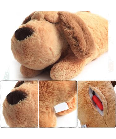Dog Toy Plush Toy Comfortable Behavioral Training Aid Toy Heart Beat Soothing Plush Doll Sleep Dog Sleep Aid Plush Toy Behavioral Training Aid Toy Sleeping Aid Toy for Smart Dogs Cats (B: Puppies) - Buy Online on GoSupps.com