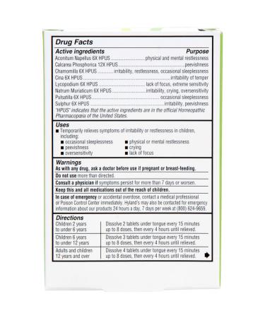 Hyland's 4 Kids Calm & Restful Tablets - 125 Quick-Dissolving for Ages 2-12 - Buy Online on GoSupps.com