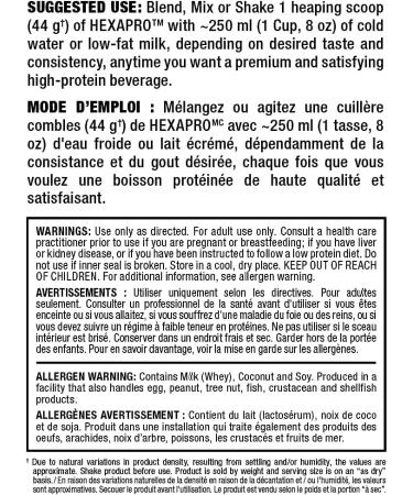 ALLMAX Nutrition - HEXAPRO - 25 Grams of Protein Lean Meal - French Vanilla - 5Lb French Vanilla 2.27 kg (Pack of 1) - Buy Online on GoSupps.com