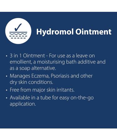 Hydromol Ointment 500g for Dermatitis, Eczema, Psoriasis & Dry Skin Management - Buy Online on GoSupps.com