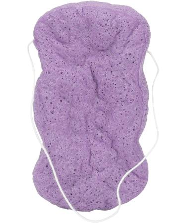 Konjac Facial Sponge Cleaner Sponge Made of Vegetable Fiber Clay Sponges for Normal Sensitive Skin Dirty Peeling Bathroom Sponge Dry Condition Long Wave (Lavender Violet) - Buy Online on GoSupps.com