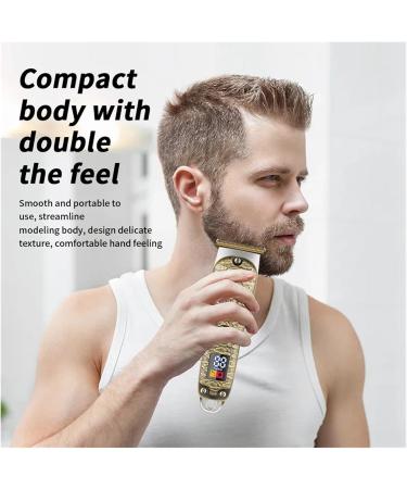 Professional Barber Scissors & Clippers | Retro Engraving Hair Clippers with Digital Display - Buy Online on GoSupps.com