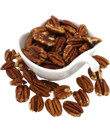 Organic Pecan Nuts Halves - 500g | Vegan, Non-GMO, Raw | Ideal for Snacking, Baking & Recipes - Buy Online on GoSupps.com