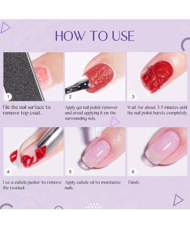 Saviland Gel Nail Polish Remover (3 Pack) - Professional & Quick 3-6 Minute Removal - No Foil Soaking Needed - Buy Online on GoSupps.com