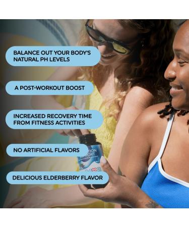 LIVS Electrolyte Gummies for Hydration Support & Post Workout Recovery | Electrolyte Supplement with Calcium, Magnesium, Sodium, Potassium, Zinc | Vegan, Gluten Free | Elderberry Flavor 88 Count Hydration Support Pack of 2 - Buy Online on GoSupps.com