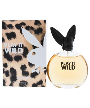 Playboy Play It Wild Eau de Toilette Spray for Women 3 Ounce