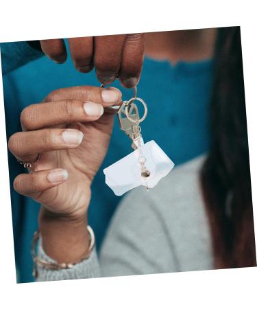 FOYTOKI Lipstick Keychain 2 Lip Gloss Holders PVC Lipstick Case for Easy Access Elegant Look Random Color - Buy Online on GoSupps.com