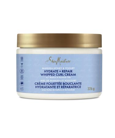 Shea Moisture Hair Styling Whipped Curl Cream for Moisturized Hair Manuka Honey & Yogurt with Mafura & Boabab Oils 326 g