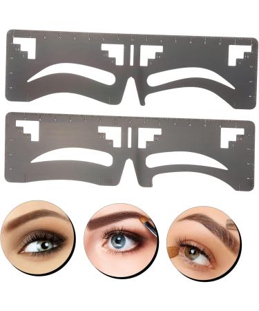 FOMIYES 10 Pcs Eyebrow Ruler Eyebrow Shaping Template Tool T Ruler Brow Template Eyebrow Shape Guide Ruler - Buy Online on GoSupps.com
