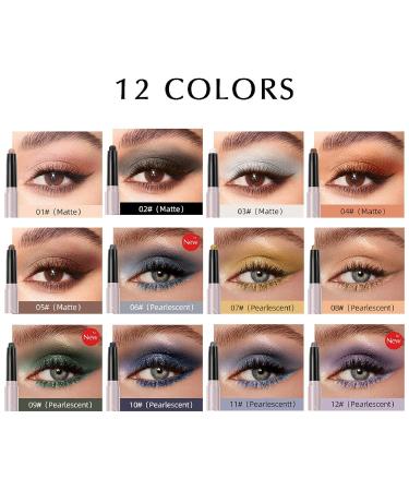 MEICOLY 2pcs Creamy Eyeshadow Stick Set - Waterproof Shimmer Blue and Green Eyeshadow Pencil Crayon for Easy Color Application - Buy Online on GoSupps.com