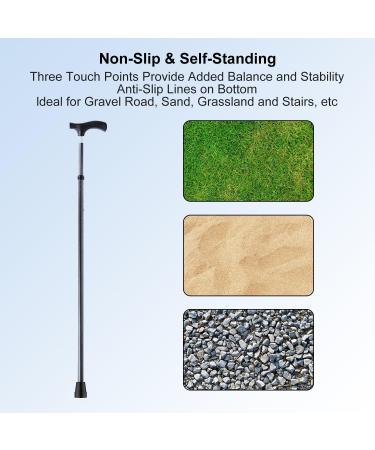supregear Cane Tips (6-Pack) Non-Slip 22 mm Heavy Duty Rubber Replacement Cane Tip for Walking Cane Crutch Sticks Stable Foot Pad Folding Cane Accessory Black 22 mm Black - Buy Online on GoSupps.com