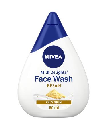 Nivea Milk Delights Face Wash Fine Gramflour for Oily Skin 50ml (1.69 oz) - India