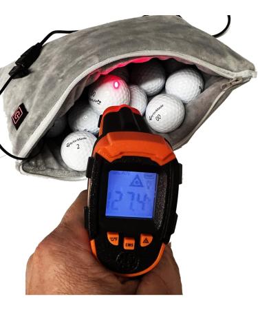 HOT Balls Golf Ball Heater Warmer Pouch - Up to 125 Core Temperature - Longer Distance & Better Compression - USB Powered - Ideal for Cool Weather Golf - Buy Online on GoSupps.com