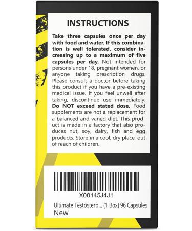 Gorilla-T Men's Testosterone Supplement - Powerful Natural Ingredients - Buy Online on GoSupps.com