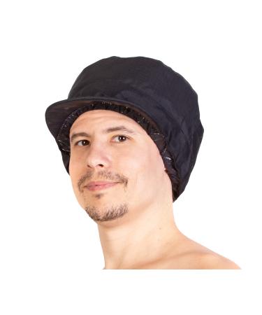 Men Shower Cap for braids  curls and locs. Be Yourself  Stay Manly. Waterproof Adjustable Reusable and Revolutionary