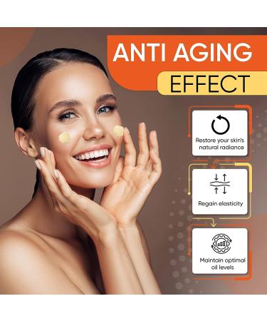 Turmeric Clay & Vitamin C Face Mask for Women - Deep Cleansing, Anti-Aging, Hydrating - Buy Online on GoSupps.com