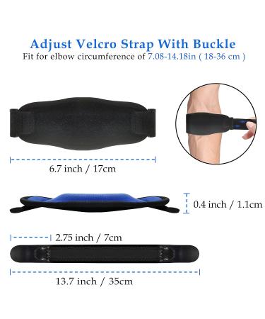 Utook Elbow Brace for Men & Women - Tennis & Golf Pain Relief Support Adjustable 2 Pack for Recovery & Prevention - Ideal for Sports & Gym Activities - Buy Online on GoSupps.com