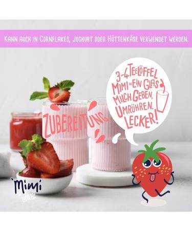 Fraix Mimi Milchmix Fraise Drink Powder 24 x 400g Milk Mix Refill Mixed Drinks with Soluble Milk Drink Mix to Share with the Family - Buy Online on GoSupps.com