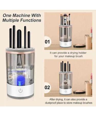 2023 New Black Electric Makeup Brush Cleaner | Automatic Spinning Cosmetic Brush Cleaner for Effortless Makeup Care - Buy Online on GoSupps.com