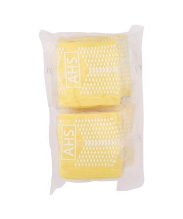 AHS Grippy Socks Latex-Free Double Treaded Grip Socks | X-Large Yellow - 6 Pairs - Buy Online on GoSupps.com