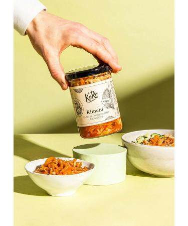 KoRo - Vegan Kimchi 350 g - Made from fermented Chinese cabbage - With chilli garlic and ginger - Vegan - Buy Online on GoSupps.com