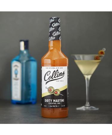 Lara's Gourmet Passions Collins Dirty Martini Cocktail Mix - 2 Pack (32 fl oz each) with Free 4-Count Coasters - Buy Online on GoSupps.com