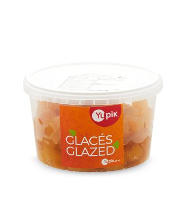 Yupik Ginger Cubes in Syrup 1 kg Kosher GMO-Free Candied Ginger Sweetened with Cane Sugar Light Syrup Soft Sweet Snacks Aromatic Topping & Inclusion Ideal for Baking & Tea Infusion 1 kg (Pack of 1)