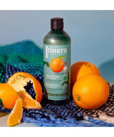 Itinera Daily Renewal Shampoo avec Extrait d'Orange Am re de Sicile Ingr dients Naturels Id al pour Cuir Chevelu Sensible Nourrissant et nergisant Pour Cheveux Vibrants et Sains 370 ml - Buy Online on GoSupps.com