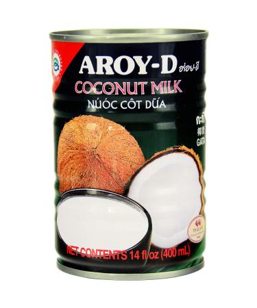 Aroy-D Coconut Milk, 14 Fl Oz (Pack of 12)