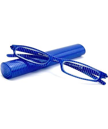 Women & Men Blue Light Blocking Reading Glasses - Slim Compact Anti Eyestrain Readers - Super01-Twins 1.25x - Buy Online on GoSupps.com