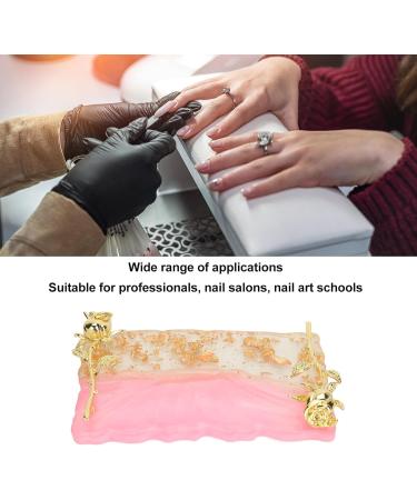 Nail Art Palette Resin Vintage Photography Props Nail Art Color Palette Nonslip Nail Art School PINK - Buy Online on GoSupps.com