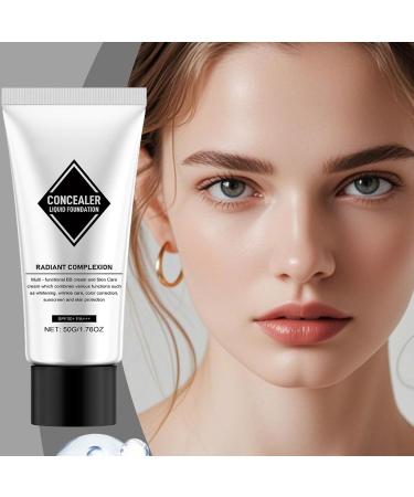  Ruwshuuk Color-Changing Liquid Foundation Full Coverage Concealer Foundation | 1.76 oz Foundation Makeup for Fade-Reducing Moisturizing Tone Correction Makeup - Buy Online on GoSupps.com
