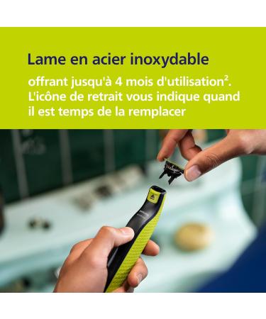 Philips OneBlade 360 Authentique Tondeuse et rasoir barbe lectrique 2x 360 lames 3x peignes barbe (1 3 5mm) QP2724/31 OB + 2x lames 360 - Buy Online on GoSupps.com