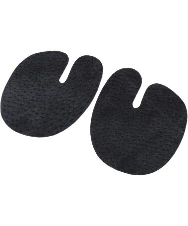 Premium Leather Flip Flops with Self-Adhesive Forefoot Pad - Prevent Skin Abrasion & Enhance Comfort (Black) | International Shipping Available - Buy Online on GoSupps.com