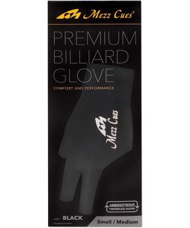 MEZZ Premium Billiard Glove - Large/X-Large Black | Fits Either Hand | Best Quality Glove for Pool and Billiards - Buy Online on GoSupps.com