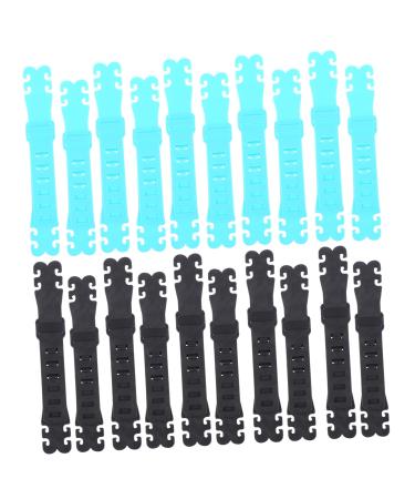 Beaupretty 60 pcs mask to fall off adjustable mask band ear protection masks silicone lanyard mask ligament lanyard face-extreme sport ear bolts ordinary