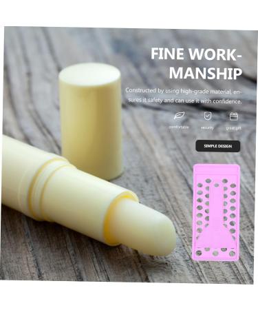 Buy 1 Set Lipstick Filling Mold - DIY Lipgloss Lip Tint Lip Balm Kits with 5 Purple Plastic Trays for Makeup | International Shipping Available - Buy Online on GoSupps.com