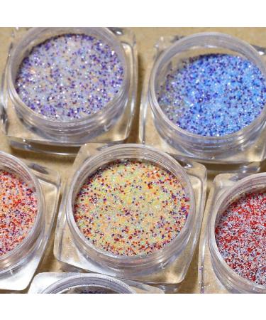 Hot Manicure DIY Nail Art Decoration Sand Pigment Woolen Nails Powder Glitter Dust Knit Weave Design(01) Style01 - Buy Online on GoSupps.com
