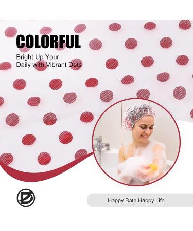 Reusable Waterproof Shower Caps for Women - 6 PC Set for Spa, Salon, and Bath - Elastic Band Hair Cap for Ladies and Kids - Buy Online on GoSupps.com
