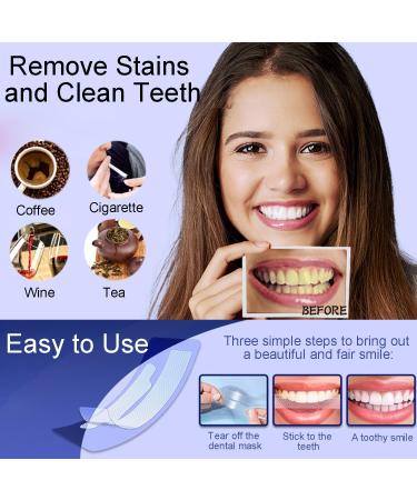 JdXun 28 Whitening Strips | Effective Teeth Whitening Stripes for Stains | Non-Sensitive Bleach for White Teeth - Buy Online on GoSupps.com