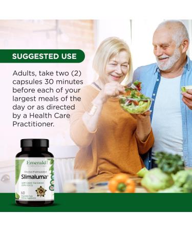 Emerald Labs Slimaluma - Natural Weight Management with Green Tea Extract - 60 Capsules - Buy Online on GoSupps.com