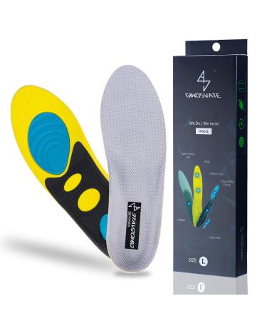 Super Shock Absorption Insoles Which Can Protect Candy from Being Crushed by Car Plantar Fasciitis Insoles for Men with Arch Support Heel Pain Relief L