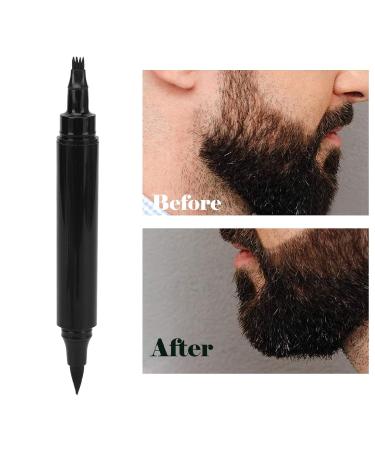 2-in-1 Dark Brown Mustache Shape Filler Pencil for Men | Long-Lasting Weld-Resistant Cover Repair Tool - Buy Online on GoSupps.com
