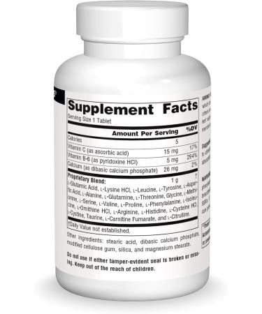 Source Naturals Amino Athlete - 23 Essential Free Form Amino Acids | Athletic Dietary Supplement - 100 Tablets for Optimal Performance - Buy Online on GoSupps.com